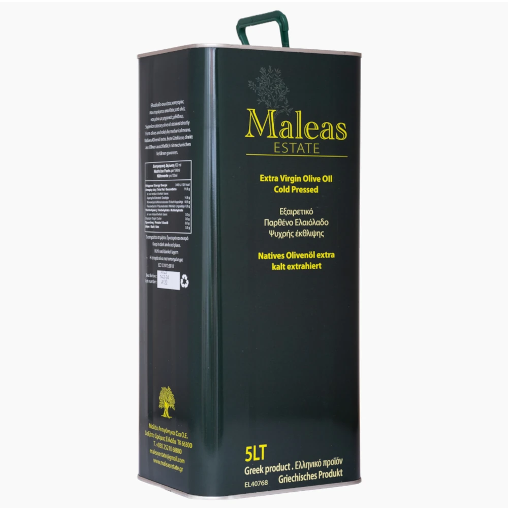 Εξαιρετικό παρθένο ελαιόλαδο 5l Maleas Estate